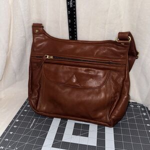 Coronado Leather Handcrafted Conceal Carry Shoulder/Crossbody Purse w lock/2 key